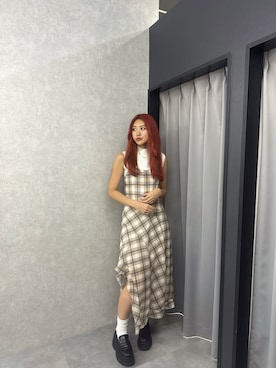 「ANAP（アナップ）のアイテム」を使った、Shihoさん（レディース・169cm）の夏コーディネート