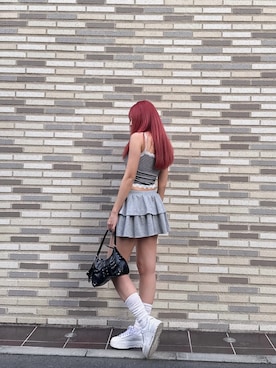 「ANAP（アナップ）のアイテム」を使った、Shihoさん（レディース・169cm）の夏コーディネート