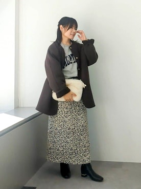 undyanaさん（骨格ナチュラル・レディース・151cm）の秋コーディネート