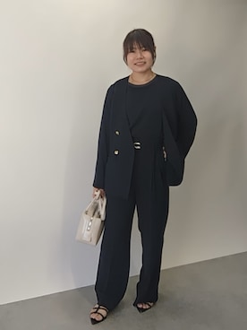 「アイテム（ジャケット/アウター）」を使った、undyanaさん（骨格ナチュラル・レディース・151cm）の夏コーディネート