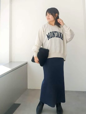 undyanaさん（骨格ナチュラル・レディース・151cm）の秋コーディネート