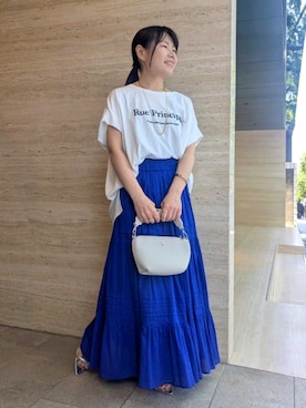 「EVOL（イーボル）のアイテム」を使った、undyanaさん（骨格ナチュラル・レディース・151cm）の夏コーディネート