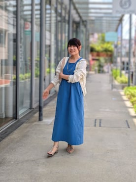 「EVOL（イーボル）のアイテム」を使った、undyanaさん（レディース・151cm）の夏コーディネート