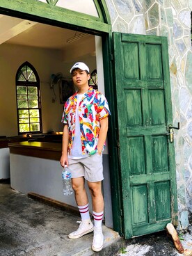「holiday」｜張列可🇹🇼さん（メンズ・179cm）の秋コーディネート