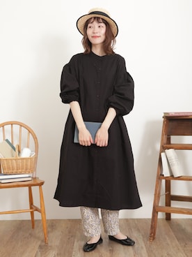 「花柄パンツ」｜いっしき🐻さん（レディース・164cm）の春コーディネート