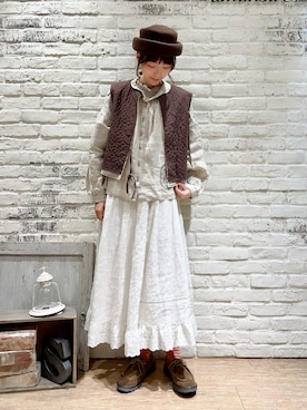 いっしき🐻さん（レディース・164cm）の冬コーディネート