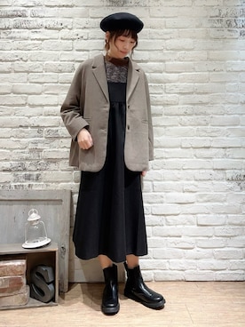 いっしき🐻さん（レディース・163cm）の秋コーディネート