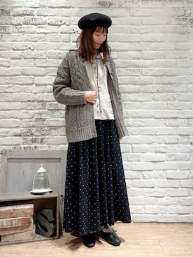 いっしき🐻さん（レディース・164cm）の冬コーディネート