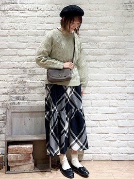 いっしき🐻さん（レディース・163cm）の冬コーディネート