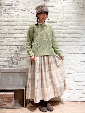 いっしき🐻さん（レディース・163cm）の冬コーディネート