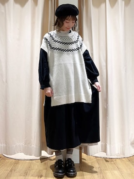 いっしき🐻さん（レディース・163cm）の冬コーディネート