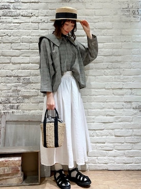 いっしき🐻さん（レディース・163cm）の春コーディネート