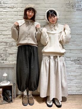 いっしき🐻さん（レディース・164cm）の冬コーディネート