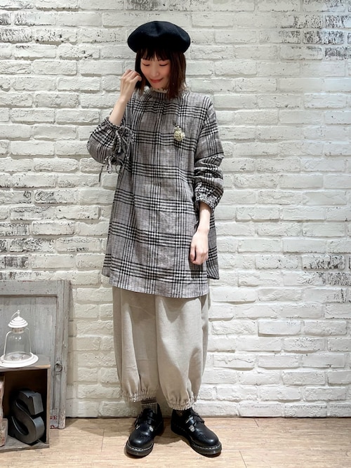 セール】【WaterlessLinen】前後着リボンチュニック（チュニック