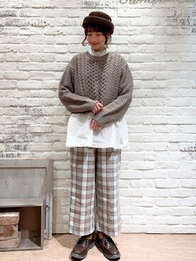 いっしき🐻さん（レディース・163cm）の冬コーディネート