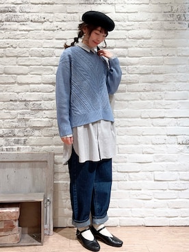 いっしき🐻さん（レディース・163cm）の冬コーディネート