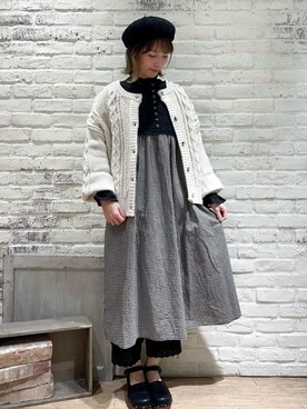 いっしき🐻さん（レディース・163cm）の冬コーディネート