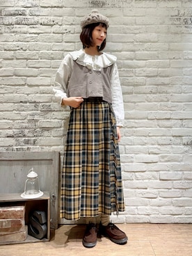 いっしき🐻さん（レディース・164cm）の冬コーディネート