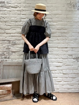 いっしき🐻さん（レディース・163cm）の夏コーディネート