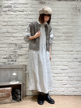 いっしき🐻さん（レディース・164cm）の冬コーディネート