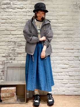 いっしき🐻さん（レディース・163cm）の春コーディネート