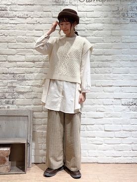 いっしき🐻さん（レディース・163cm）の秋コーディネート