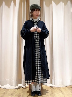 いっしき🐻さん（レディース・163cm）の冬コーディネート