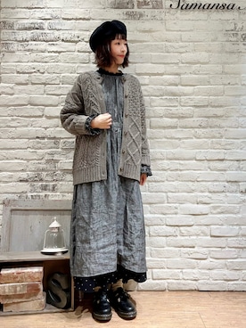 いっしき🐻さん（レディース・164cm）の冬コーディネート