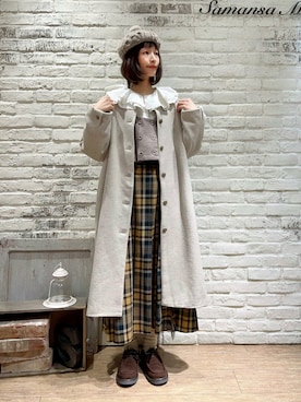 いっしき🐻さん（レディース・164cm）の冬コーディネート