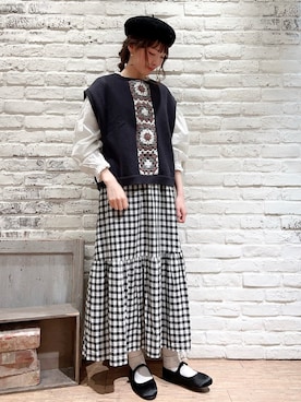 いっしき🐻さん（レディース・163cm）の春コーディネート