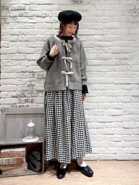 いっしき🐻さん（レディース・164cm）の冬コーディネート