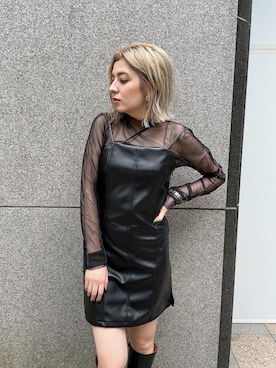 「ENVYM（アンビー）のアイテム（ワンピース/ドレス）」を使った、REINAさん（レディース・158cm）の夏コーディネート