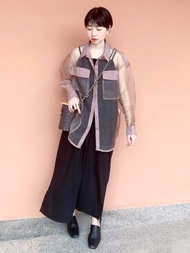 「MEIER.Q（マイヤーキュー）のアイテム（ワンピース/ドレス）」を使った、hope002514さん（レディース・161cm）の夏コーディネート