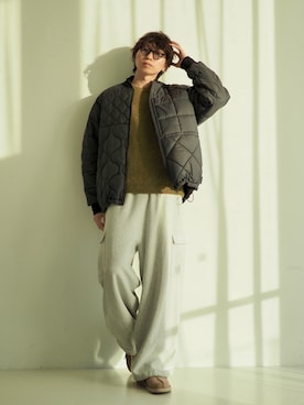 「LAVENHAM（ラベンハム）のアイテム」を使った、SUDOさん（メンズ・186cm）の秋コーディネート