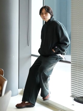 「アイテム（ブルゾン）」を使った、SUDOさん（メンズ・186cm）の夏コーディネート