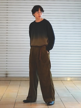 「PADRONE（パドローネ）のアイテム」を使った、SUDOさん（メンズ・186cm）の秋コーディネート