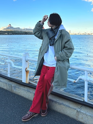 BEAMS（ビームス）の「BEAMS / シャンブレー ダウン モッズコート