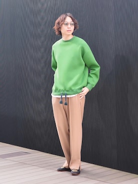 「B:MING by BEAMS（ビーミングバイビームス）のアイテム（スリッポン）」を使った、SUDOさん（メンズ・186cm）の夏コーディネート