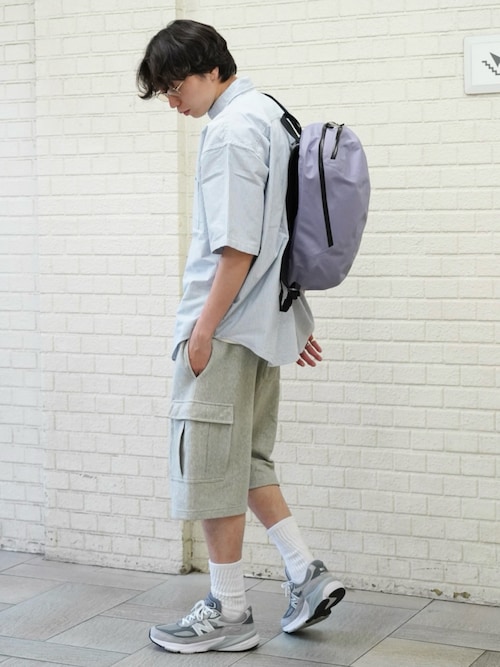 L/BEAMSビームス×チャンピオン/別注コラボ/カーゴスウェットパンツ/グレー スウェットパンツは〈Champion × BEAMS〉の別注で決まり