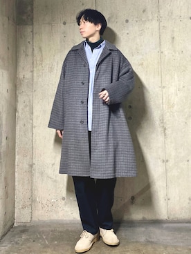 「新年一発目」｜「アイテム（その他アウター）」を使った、SUDOさん（メンズ・186cm）の冬コーディネート