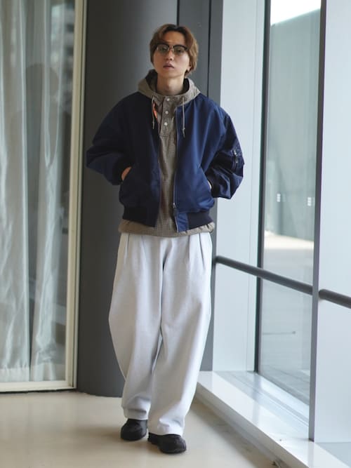 BEAMS（ビームス） ワイドパンツ パンツ バルーン ワイド スウェット