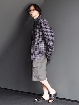 「BeAMS DOT（ビームスドット）のアイテム」を使った、SUDOさん（メンズ・186cm）の春コーディネート