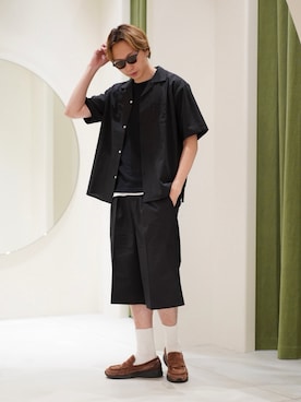 「アイテム（ファッション雑貨）」を使った、SUDOさん（メンズ・186cm）の春コーディネート