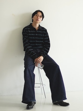 「アイテム（その他シューズ）」を使った、SUDOさん（メンズ・186cm）の秋コーディネート