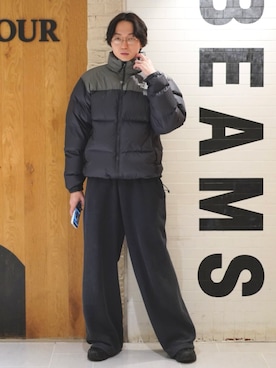 「アイテム（ダウンジャケット/コート）」を使った、SUDOさん（メンズ・186cm）の冬コーディネート
