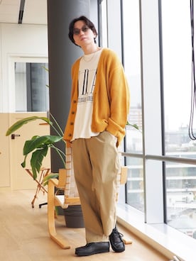 「BeAMS DOT（ビームスドット）のアイテム」を使った、SUDOさん（メンズ・186cm）の冬コーディネート