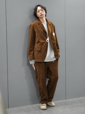 「アイテム（シューズ）」を使った、SUDOさん（メンズ・186cm）の夏コーディネート
