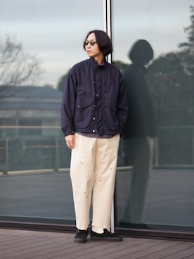 SUDOさんの「Lee x B:MING by BEAMS / 別注 FLeeasy ペイント デニム パンツ」を使ったコーディネート