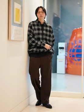 「アイテム（その他シューズ）」を使った、SUDOさん（メンズ・186cm）の夏コーディネート