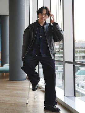 「RED WING（レッドウィング）のアイテム」を使った、SUDOさん（メンズ・186cm）の冬コーディネート